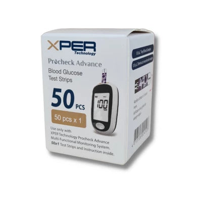 Pro Check Advanced with 50 glucose test strips included