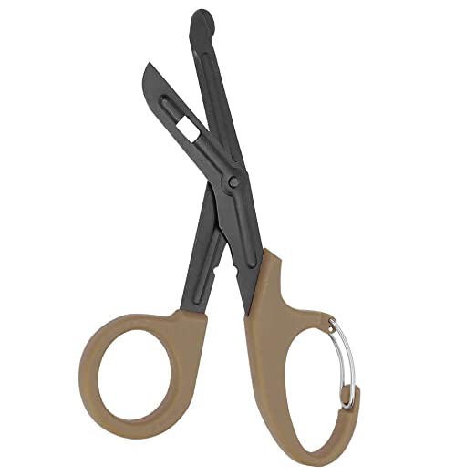 Titanium Shears Scissors with carabiner